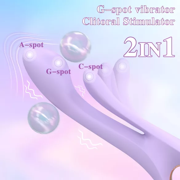 Sex HD Kaethe - klitorisvibrator med arm - lilla