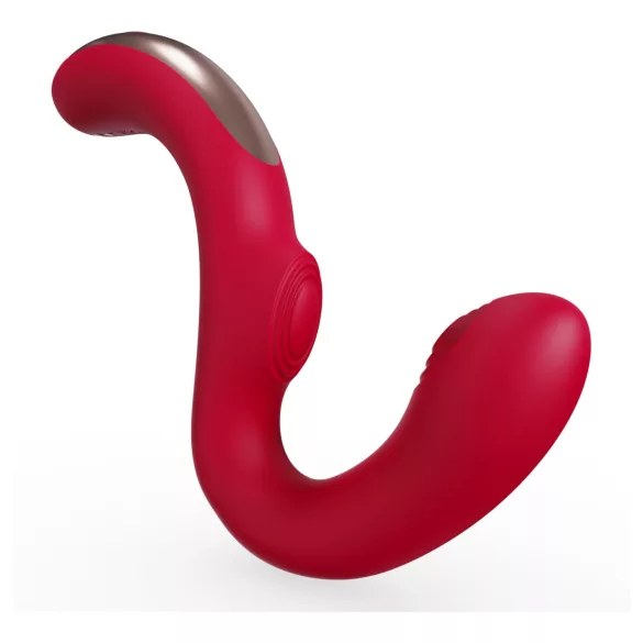 SEX HD Genie - g-punktsvibrator og klitorisvibrator - rød