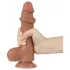 Lovetoy Sliding-Skin - realistisk dildo - dobbeltsilikone - 20,8cm