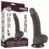 Lovetoy Sliding-Skin - dildo med sugekop - realistisk dobbeltlag - 19,5cm brun