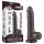 Lovetoy Sliding-Skin - dildo med kugler - dobbeltsjikt - 20cm brun