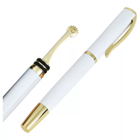 Roomfun - penformet Wartenberg-hjul (hvid)