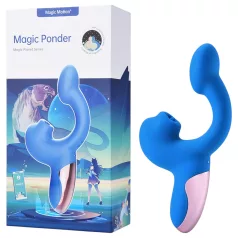   Magic Motion Magic Ponder - rabbit vibrator med klitorisarm - blå
