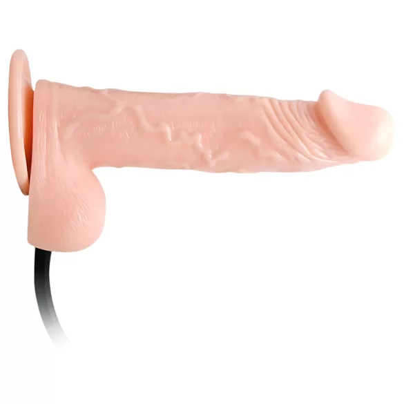Baile oppustelig - oppustelig naturtro vibrator (naturfarvet)