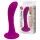 Pretty Love Baile - analplug med sugekop - buet - silikone - pink