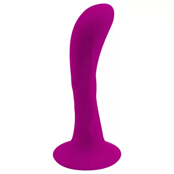 Pretty Love Baile - analplug med sugekop - buet - silikone - pink