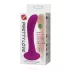 Pretty Love Baile - analplug med sugekop - buet - silikone - pink