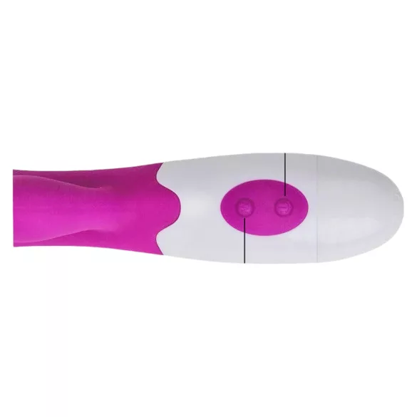 Pretty Love Snappy - G-punkt vibrator med klitorisarm - vandtæt - lilla
