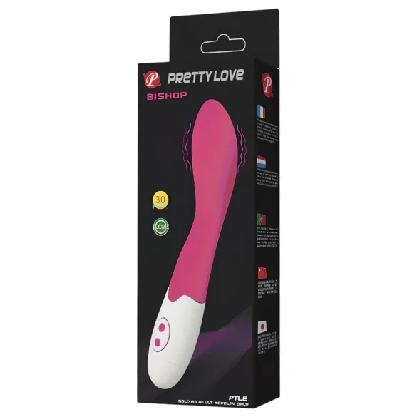 Pretty Love Bishop - G-punktsvibrator - vandtæt - pink/hvid
