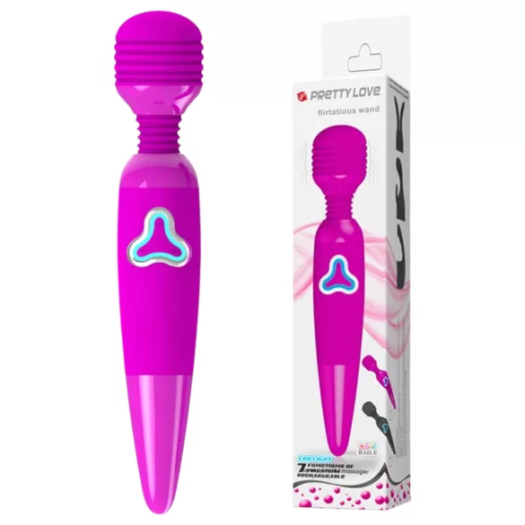 Pretty Love Wand - genopladelig massagevibrator (lilla)