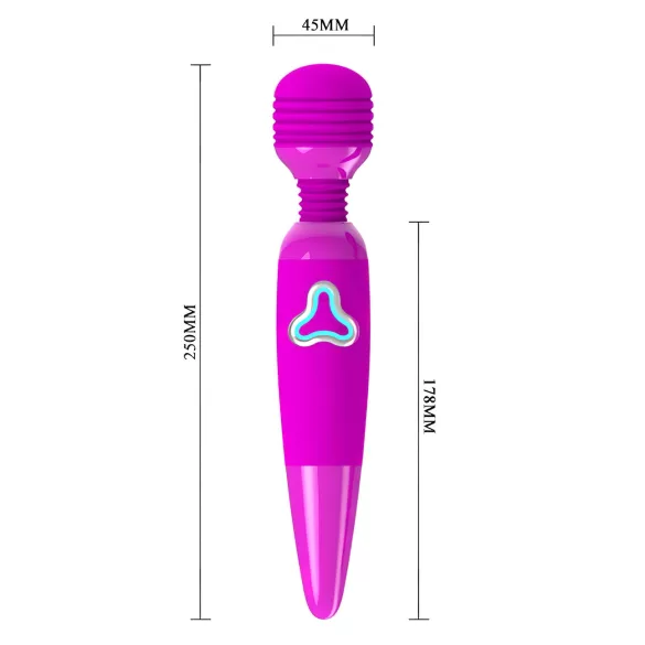 Pretty Love Wand - genopladelig massagevibrator (lilla)
