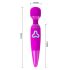 Pretty Love Wand - genopladelig lilla vibrator