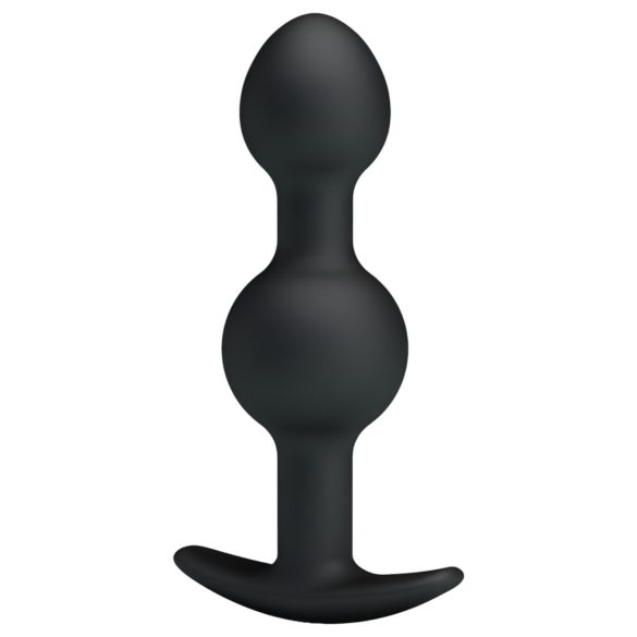 Pretty Love - indvendig kugle anal dildo (sort)