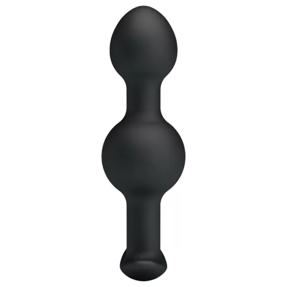 Pretty Love - analdildo med kugle indeni - silikone sort