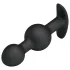 Pretty Love - analdildo med kugle indeni - silikone sort