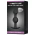 Pretty Love - analdildo med kugle indeni - silikone sort