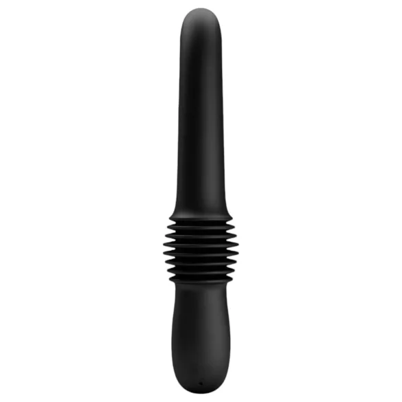 Pretty Love Pazuzu - penisvibrator med glansstimulator - sort
