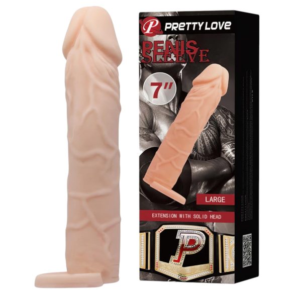 Pretty Love - penisring med kappe (naturlig)