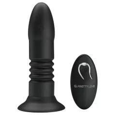 Pretty Love Magic Jinger - stødpumpe analvibrator (sort)