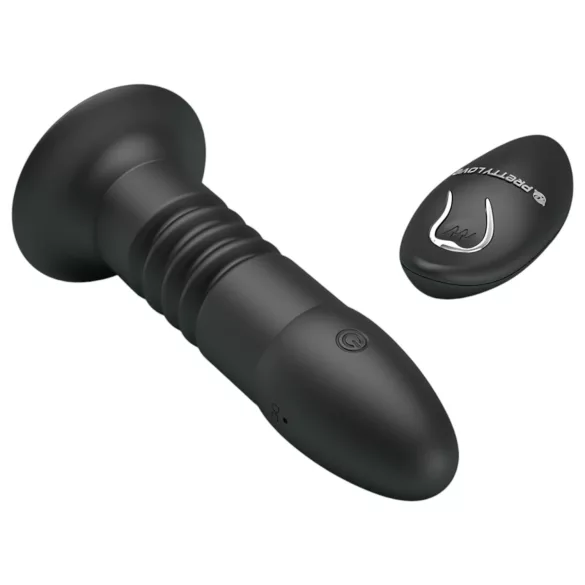 Pretty Love Magic Jinger - stødpumpe analvibrator (sort)