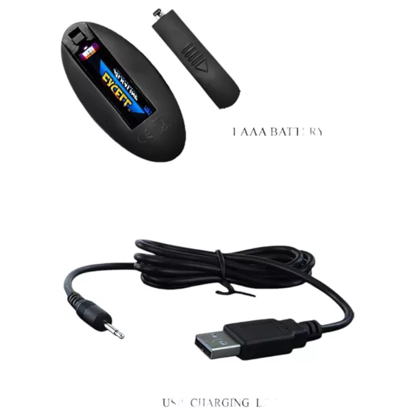 Pretty Love Magic Jinger - stødpumpe analvibrator (sort)