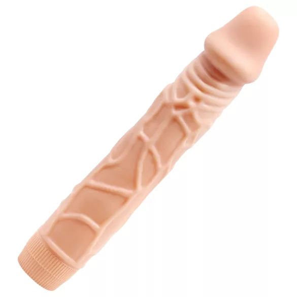 Baile Barbara - realistisk dildo vibrator - 22,5 cm - naturfarvet