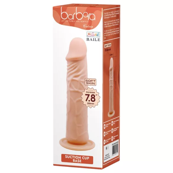 Baile Barbara Calvin - realistisk dildo - 20cm - natur
