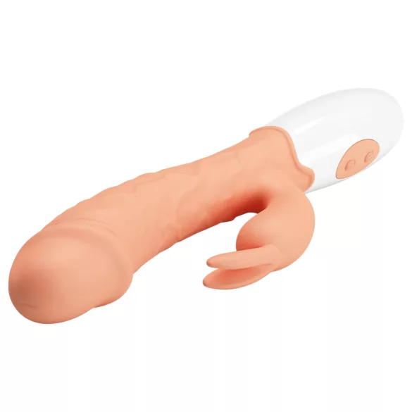 Pretty Love Easter Bunny - klitorisvibrator med arm - silikone - natur