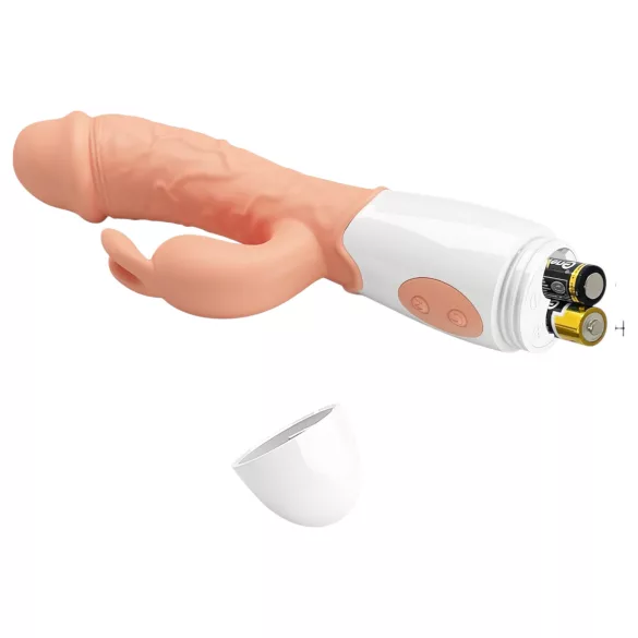 Pretty Love Easter Bunny - klitorisvibrator med arm - silikone - natur