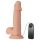 Baile Zebulon - livagtig vibrator med testikler - 19cm (naturlig)