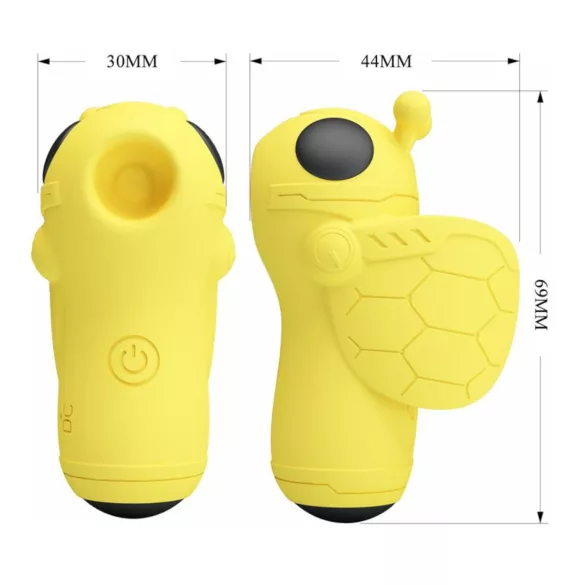 Pretty Love Magic Bee - klitorisvibrator finger - vibrator - gul