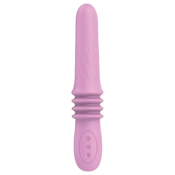 Pretty Love Susie - genopladelig, vandtæt trykvibrator (pink)