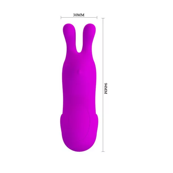 Pretty Love Bunny - kanin-fingervibrator (lilla)