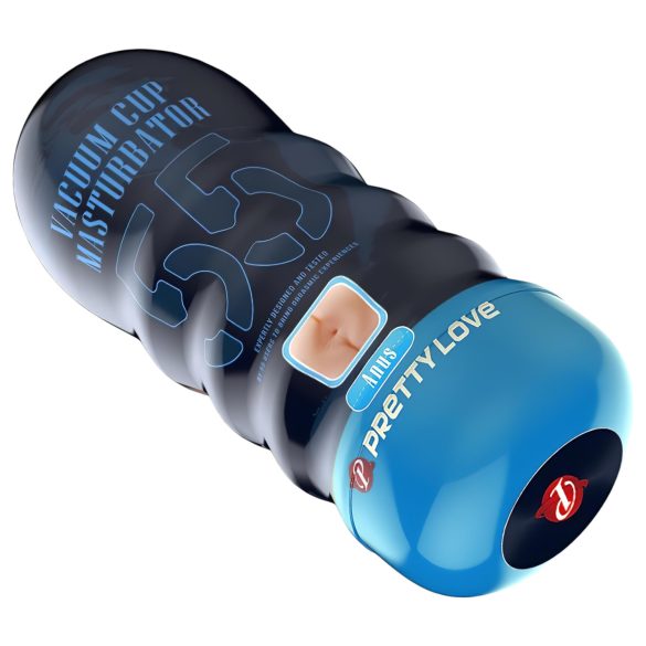 Pretty Love Vacuum Cup - livagtig numse masturbator (naturlig)