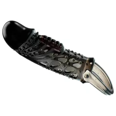   Pretty Love Cecelia - penisring med vibrator og penishylster (sort)