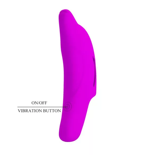 Pretty Love Delphini - finger vibrator med delfin - lilla