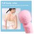 Vibeconnect - genopladelig, vandtæt mini massagevibrator (pink)