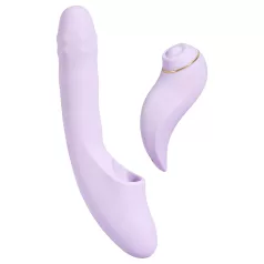   Svakom DuoGlow - G-punkts og klitorisvibrator - smart funktion - lilla