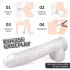 Sex HD Martin - dildo med sugekop og testikler - realistisk - hvid
