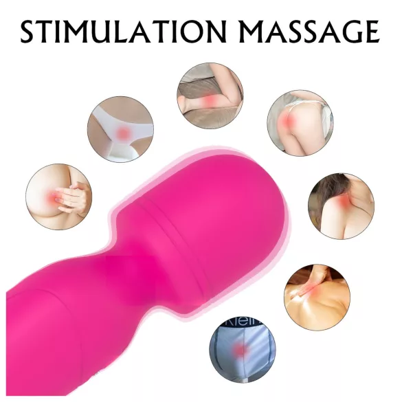 Sex HD Iris - vibrator med varme - 2 motorer - pink