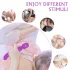 Sex HD Iris - vibrator med 2 motorer - varmefunktion - lilla