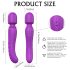 Sex HD Iris - Dobbelt-motor varmende vibrator (lilla)