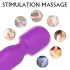 Sex HD Iris - vibrator med 2 motorer - varmefunktion - lilla