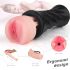 Sex HD Marcus - realistisk vagina i etui (sort-natur)