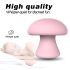 Magic Mushroom - genopladelig ansigtsmassager (pink)
