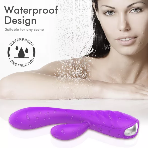 Sex HD Muses - vandtæt vibrator med genopladeligt batteri - lilla