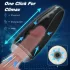 Sex HD Hawk - masturbator med vibration og sug - genopladelig - sort/hvid