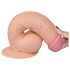 Lovetoy Ultra Soft – fleksibel, naturtro dildo – 21,5 cm (hudfarvet)
