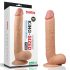 Lovetoy King Size - realistik dildo m. sugekop - 25 cm (natur)