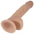 Lovetoy Real Extreme - dildo med sugekop - 21 cm (hudfarvet)